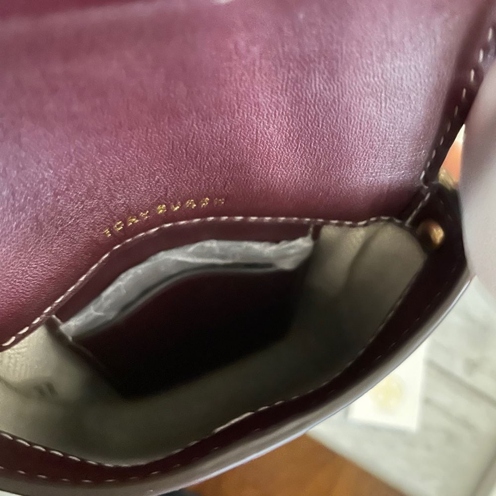 New Miller leather/ canvas crossbody/ phone holder - Picture 3 of 8